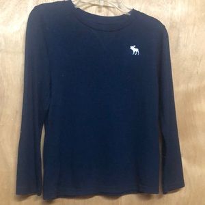 Abercrombie & Fitch dark blue soft cashmere like